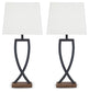Makara Metal Table Lamp (2/CN) - Discount Furniture Connection