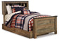 Trinell Twin Bookcase Bed with 1 Large Storage Drawer - Discount Furniture Connection