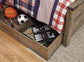 Trinell Twin Bookcase Bed with 1 Large Storage Drawer - Discount Furniture Connection