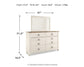 Willowton Dresser and Mirror - Discount Furniture Connection