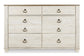 Willowton Six Drawer Dresser - Discount Furniture Connection