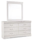 Anarasia Dresser and Mirror - Discount Furniture Connection