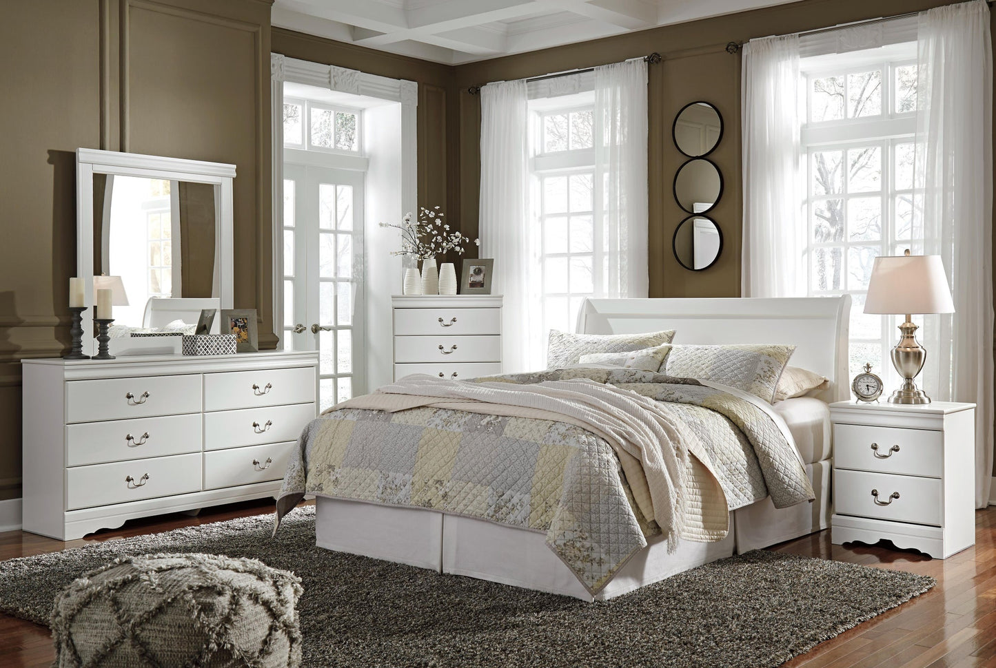 Anarasia Dresser and Mirror - Discount Furniture Connection