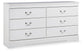 Anarasia Six Drawer Dresser - Discount Furniture Connection