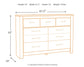 Bellaby Seven Drawer Dresser - Discount Furniture Connection