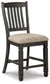 Tyler Creek Upholstered Barstool (2/CN) - Discount Furniture Connection