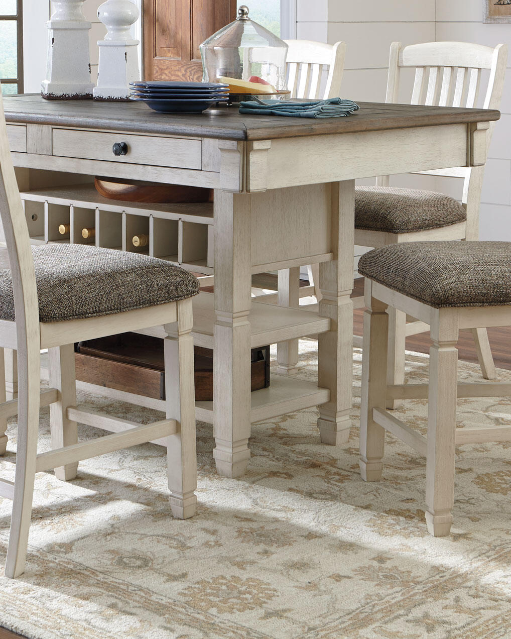 Bolanburg RECT Dining Room Counter Table - Discount Furniture Connection