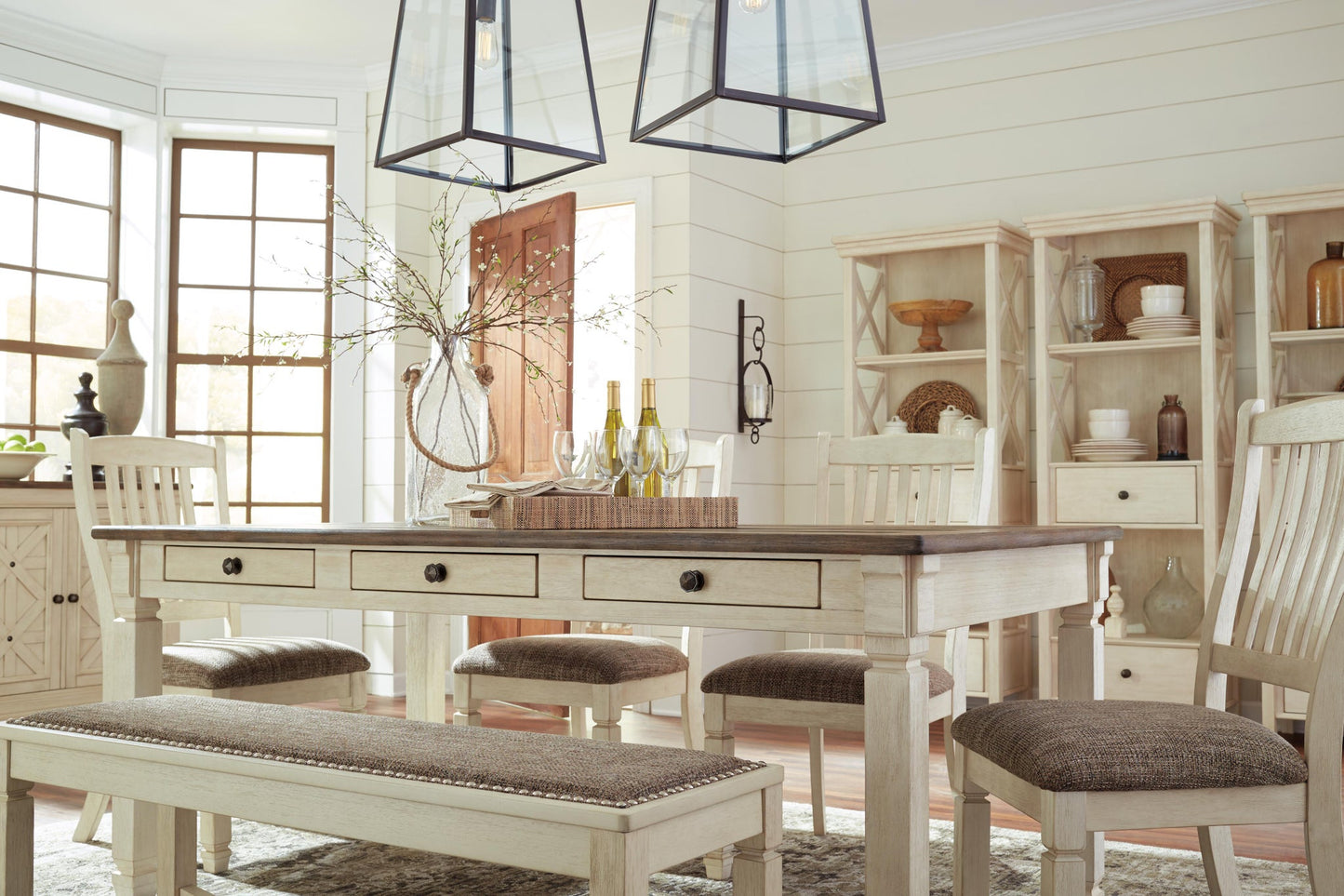 Bolanburg Rectangular Dining Room Table - Discount Furniture Connection