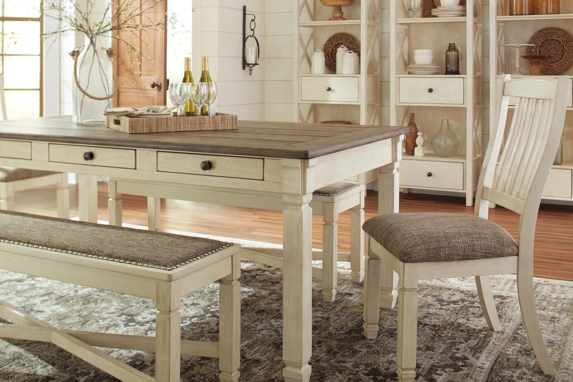 Bolanburg Rectangular Dining Room Table - Discount Furniture Connection