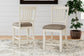 Bolanburg Upholstered Barstool (2/CN) - Discount Furniture Connection