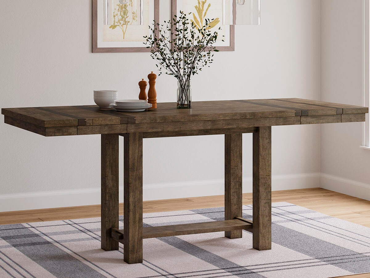 Moriville RECT DRM Counter EXT Table – Discount Furniture Connection