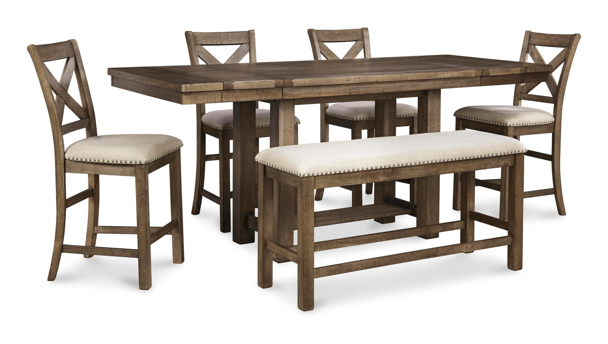 Moriville RECT DRM Counter EXT Table - Discount Furniture Connection