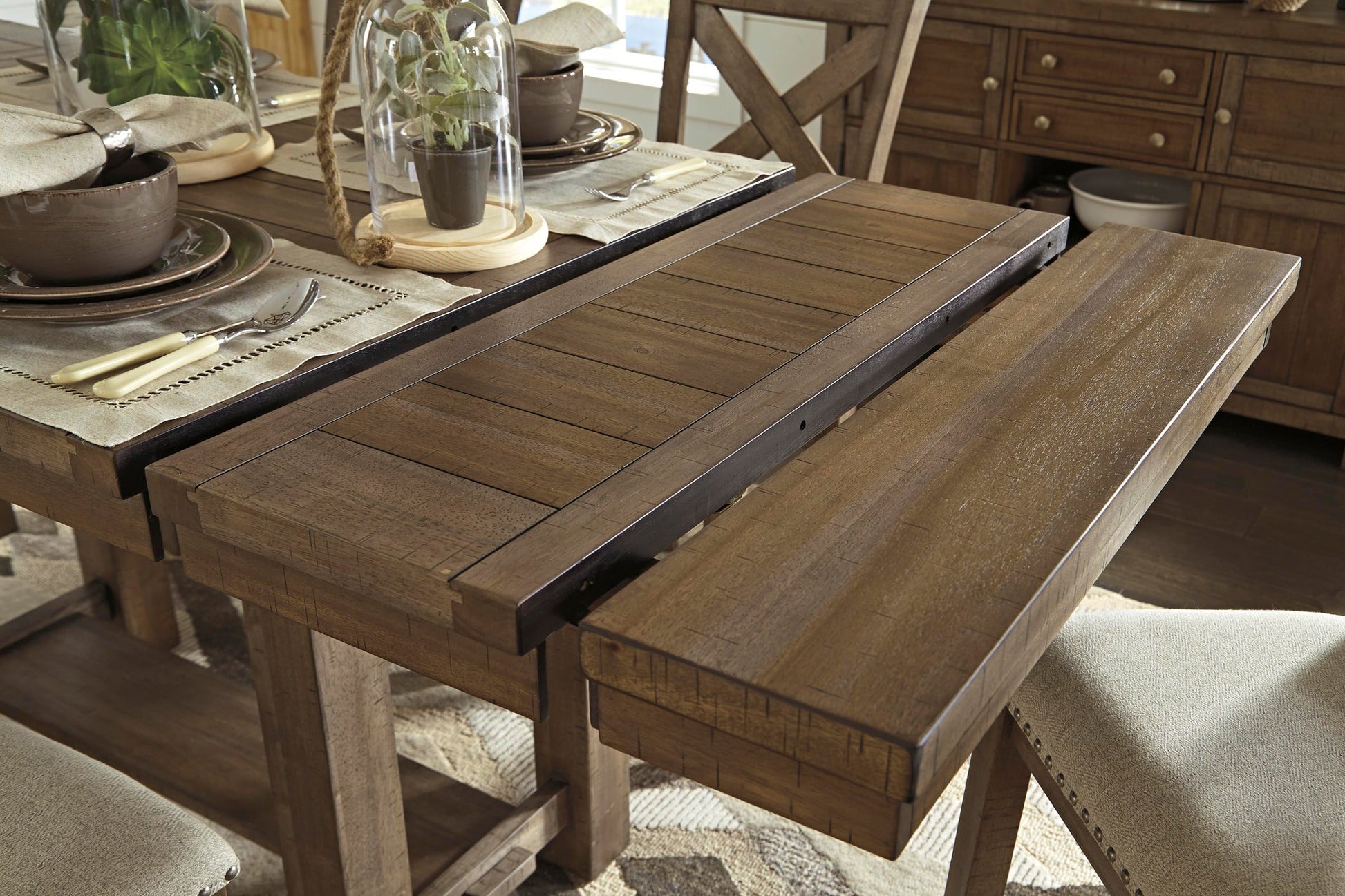 Moriville RECT DRM Counter EXT Table - Discount Furniture Connection