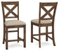 Moriville Upholstered Barstool (2/CN) - Discount Furniture Connection