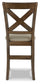 Moriville Upholstered Barstool (2/CN) - Discount Furniture Connection