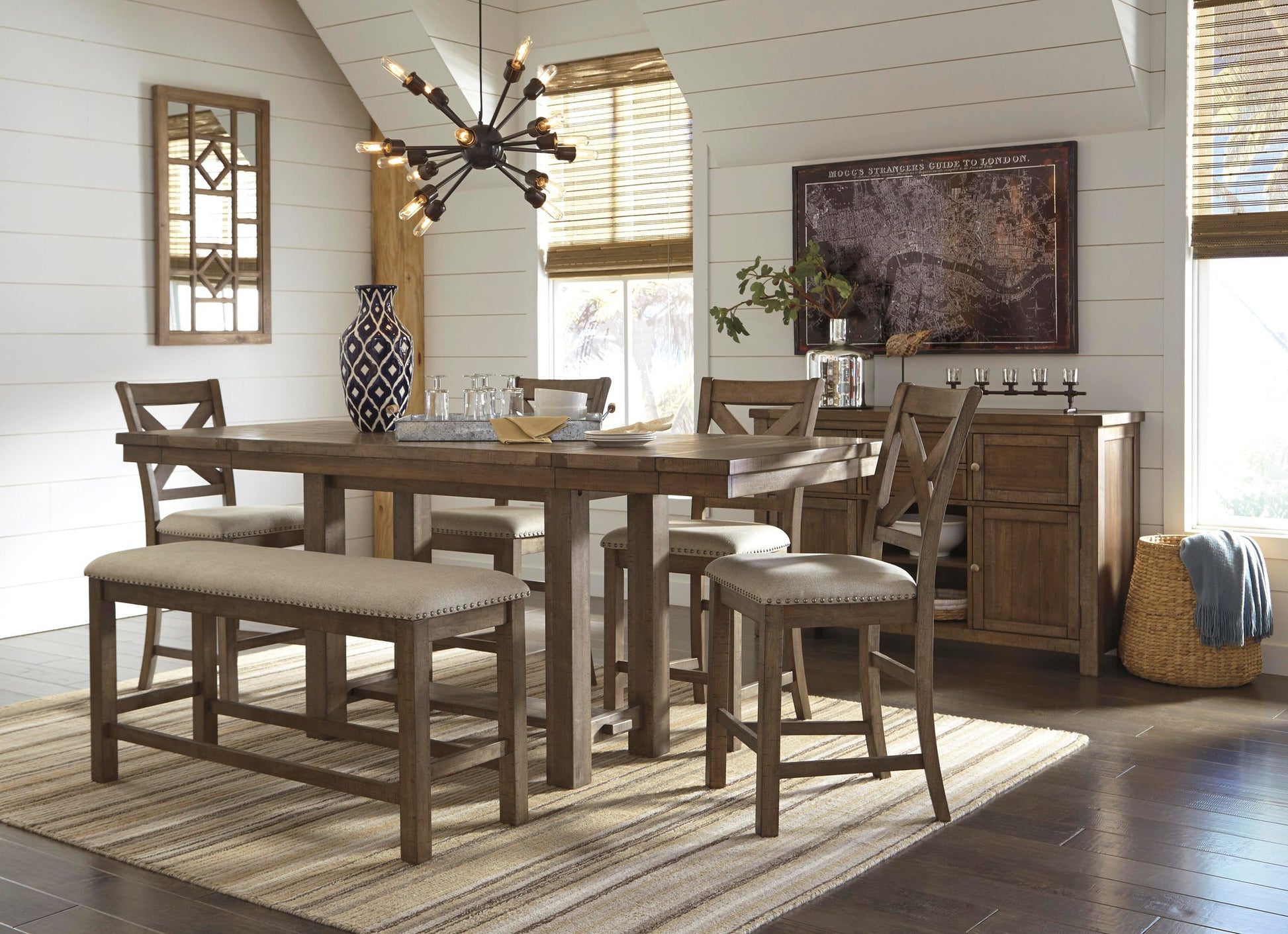 Moriville RECT DRM Counter EXT Table - Discount Furniture Connection