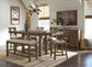 Moriville RECT DRM Counter EXT Table - Discount Furniture Connection