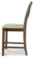 Moriville Upholstered Barstool (2/CN) - Discount Furniture Connection