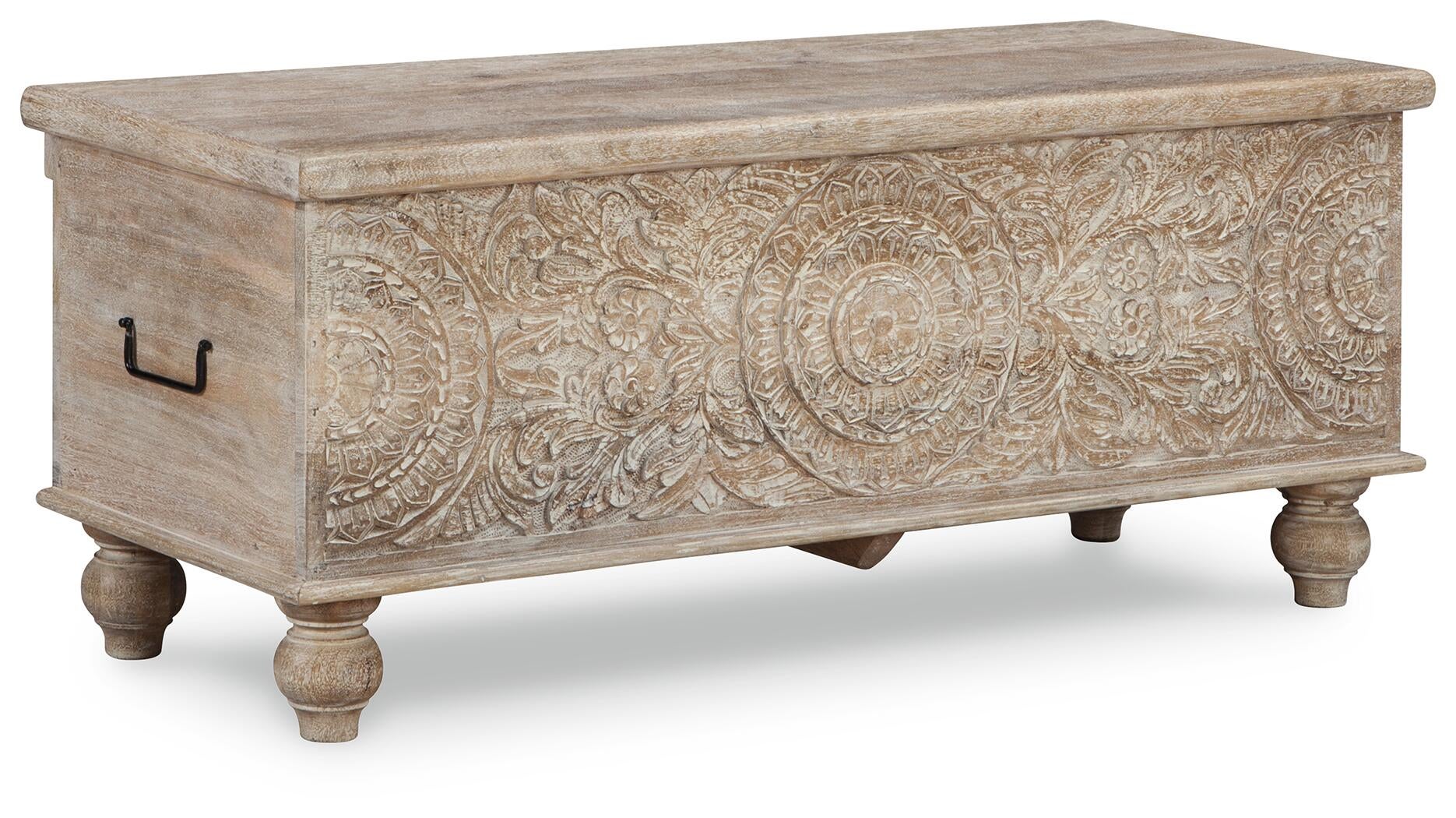 Fossil Ridge Storage Bench - Discount Furniture Connection
