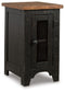 Valebeck Chair Side End Table - Discount Furniture Connection