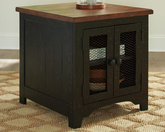 Valebeck Rectangular End Table - Discount Furniture Connection