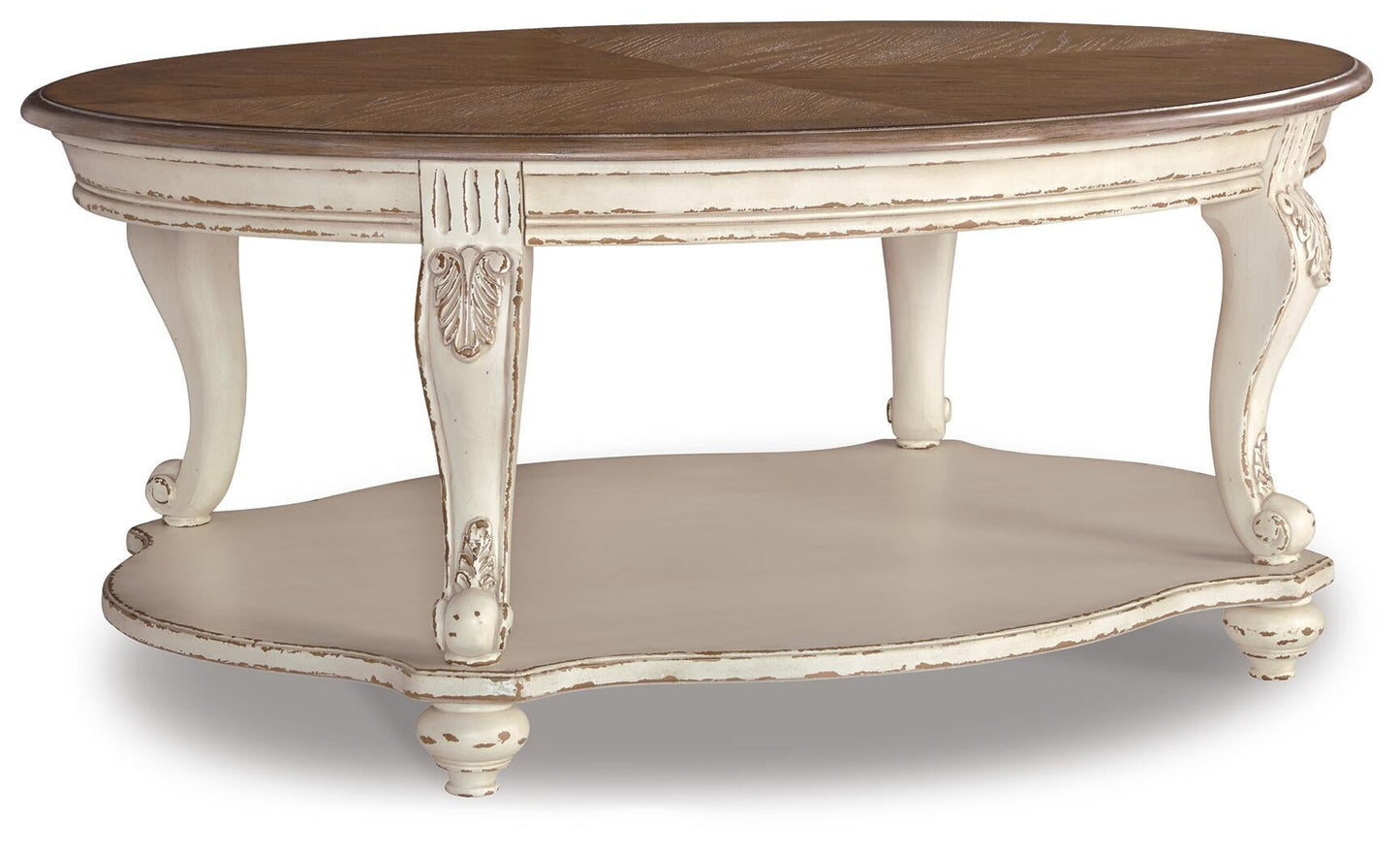 Realyn Oval Cocktail Table - Discount Furniture Connection