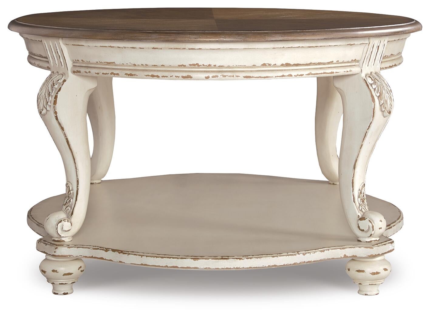 Realyn Oval Cocktail Table - Discount Furniture Connection