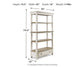 Realyn Bookcase - Discount Furniture Connection