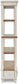 Realyn Bookcase - Discount Furniture Connection