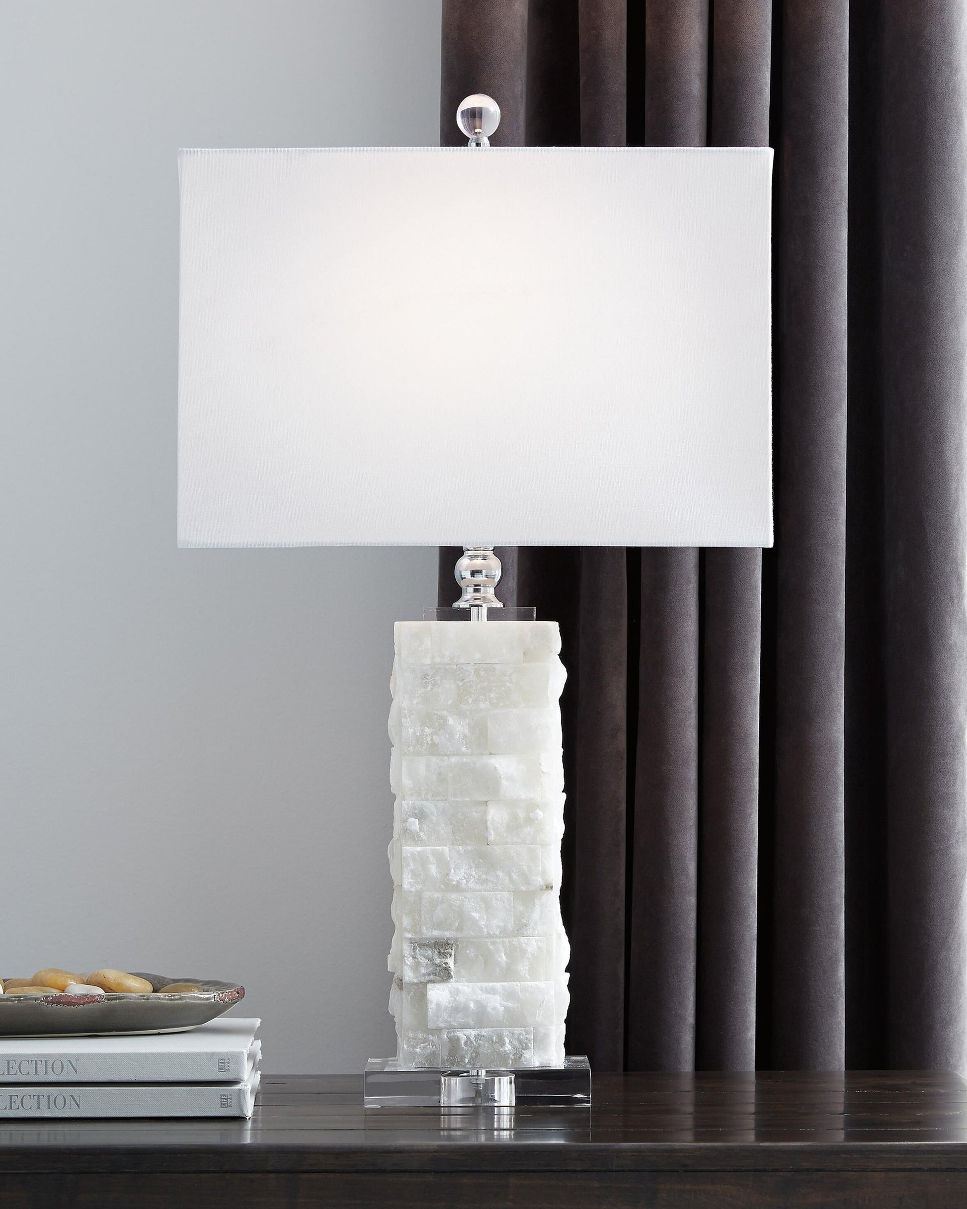 Malise Alabaster Table Lamp (1/CN) - Discount Furniture Connection