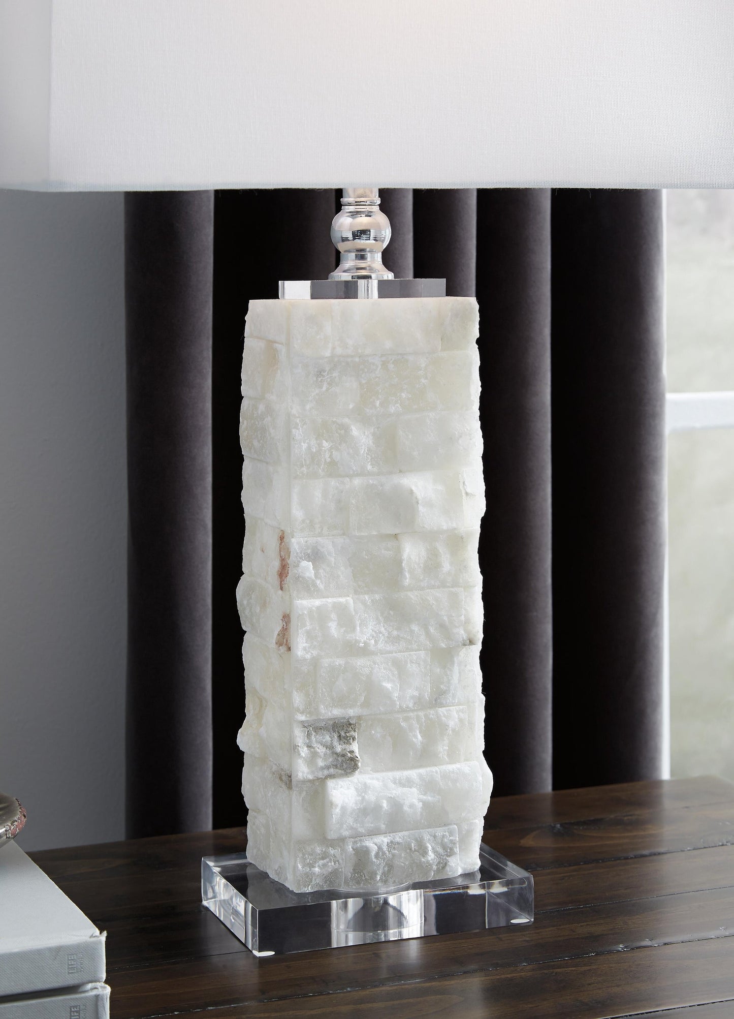 Malise Alabaster Table Lamp (1/CN) - Discount Furniture Connection
