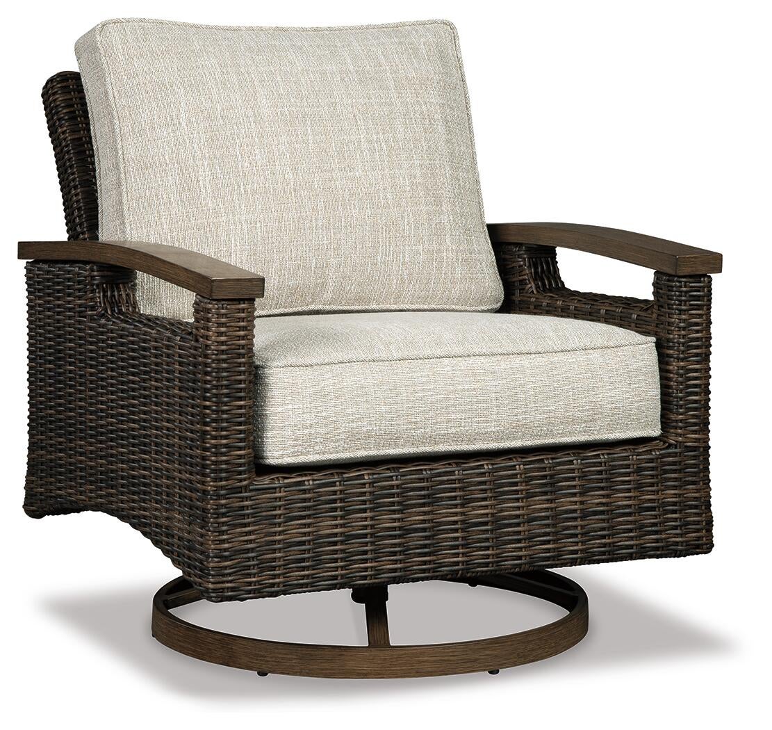 Paradise Trail Swivel Lounge Chair (2/CN) - Discount Furniture Connection