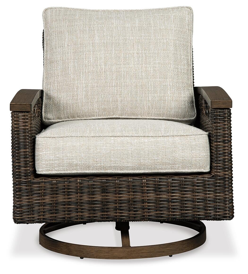 Paradise Trail Swivel Lounge Chair (2/CN) - Discount Furniture Connection