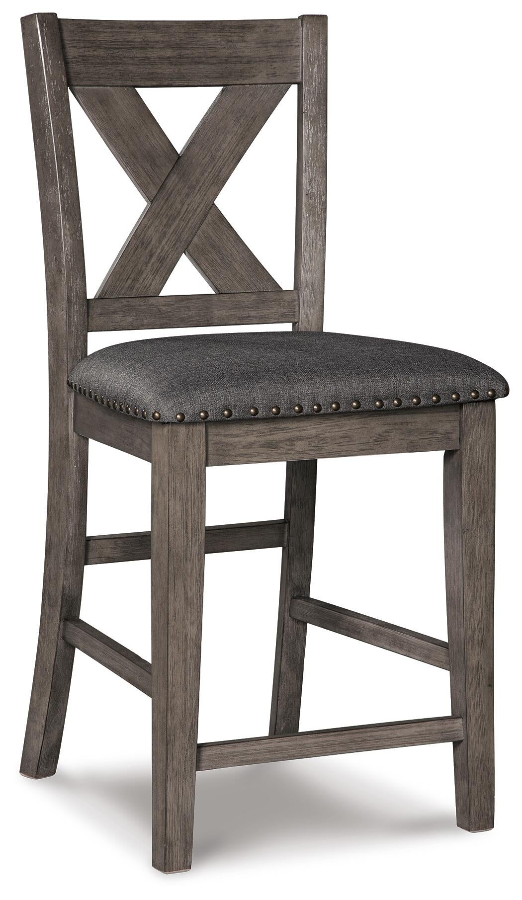 Caitbrook Upholstered Barstool (2/CN) - Discount Furniture Connection