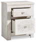 Paxberry Two Drawer Night Stand - Discount Furniture Connection