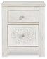 Paxberry Two Drawer Night Stand - Discount Furniture Connection