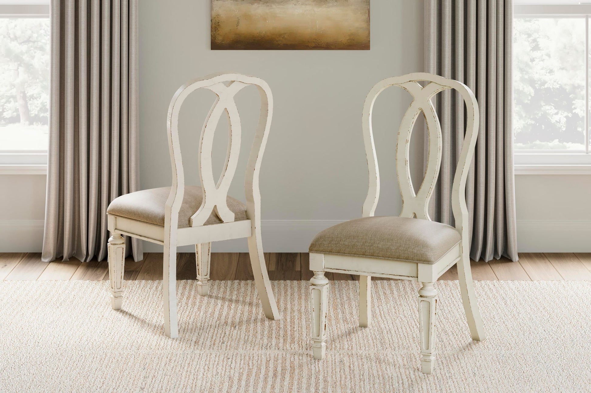 Realyn Dining UPH Side Chair (2/CN) - Discount Furniture Connection