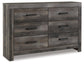 Wynnlow Six Drawer Dresser - Discount Furniture Connection