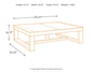 Watson Rectangular Cocktail Table - Discount Furniture Connection