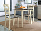 Woodanville Round DRM Drop Leaf Table - Discount Furniture Connection