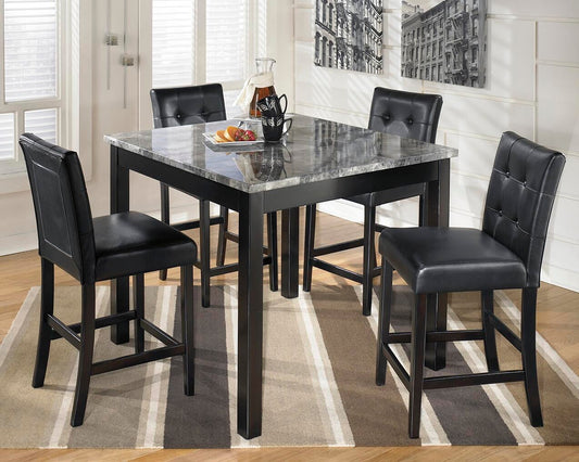 Maysville Square Counter TBL Set (5/CN) - Discount Furniture Connection
