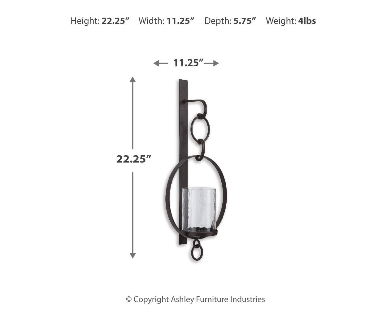Ogaleesha Wall Sconce - Discount Furniture Connection