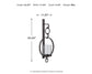 Ogaleesha Wall Sconce - Discount Furniture Connection