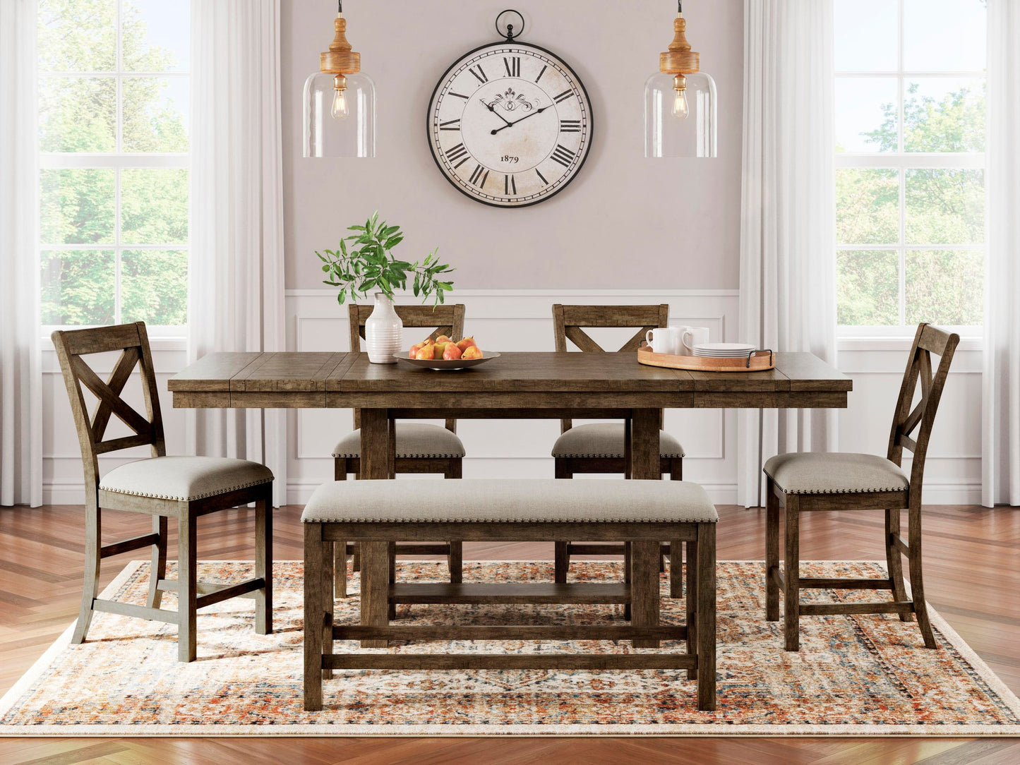 Augustina Wall Clock - Discount Furniture Connection