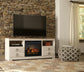 Willowton LG TV Stand w/Fireplace Option - Discount Furniture Connection