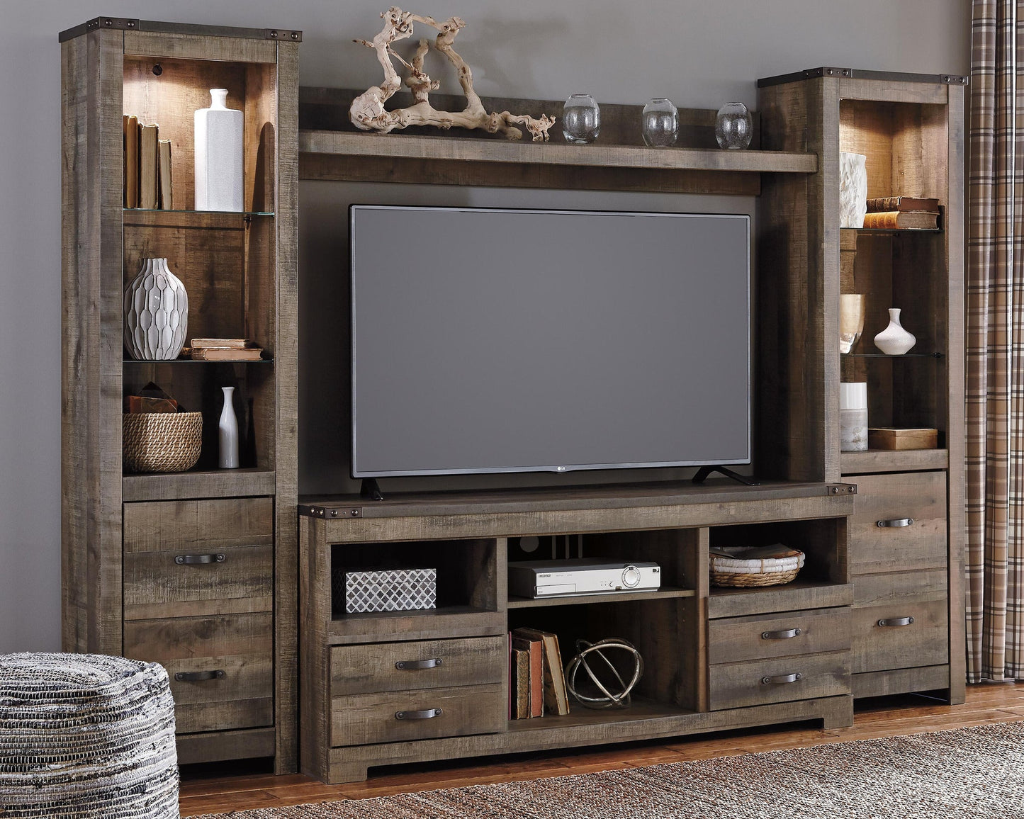 Trinell 4-Piece Entertainment Center - Discount Furniture Connection