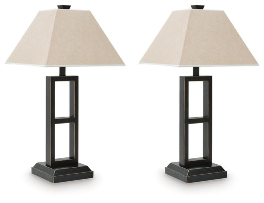 Deidra Metal Table Lamp (2/CN) - Discount Furniture Connection