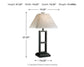 Deidra Metal Table Lamp (2/CN) - Discount Furniture Connection