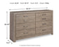 Culverbach Six Drawer Dresser - Discount Furniture Connection