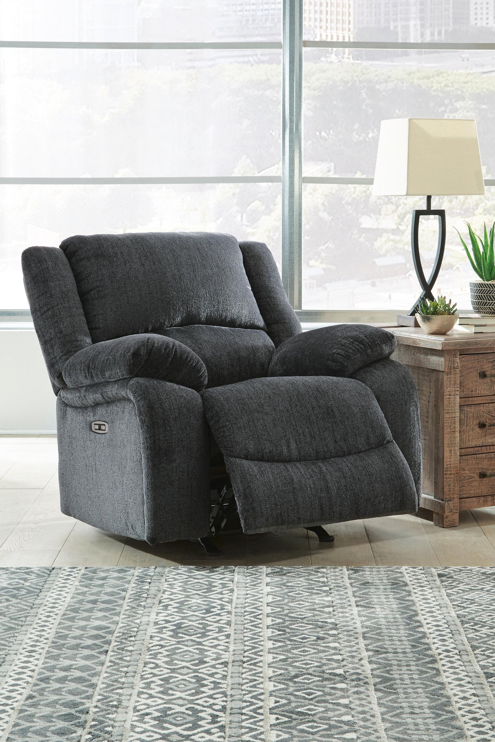 Draycoll Power Rocker Recliner - Discount Furniture Connection